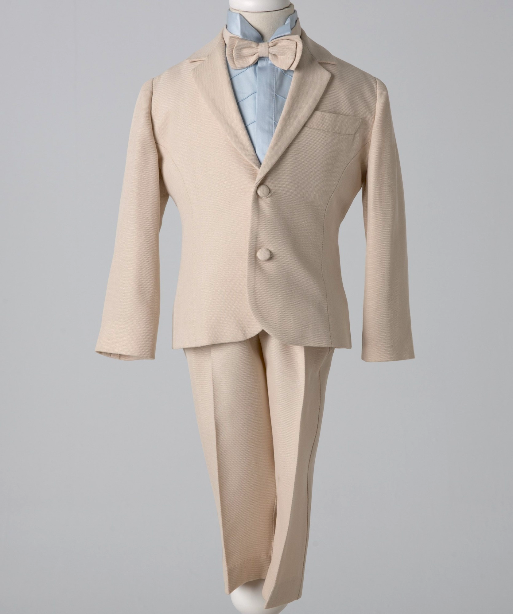 005042 HANDMADE BOYS TUXEDO 5PCS SET "TENCEL SPECIAL FABRIC"