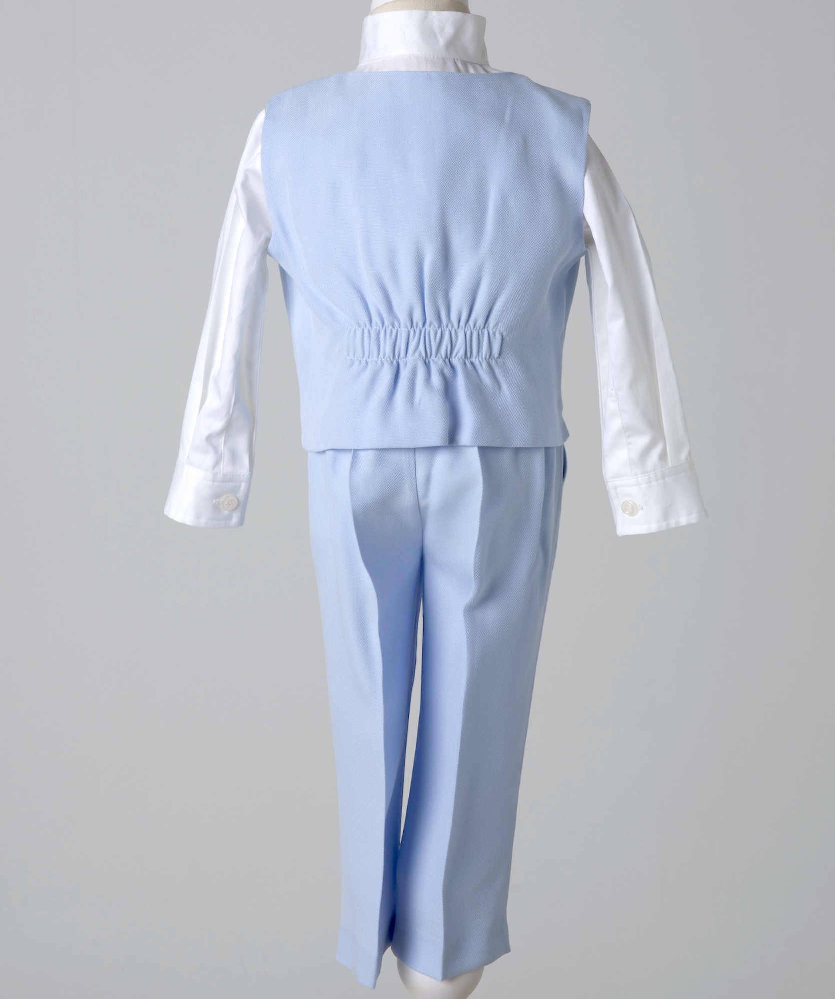 05041-1 HANDMADE BOYS TUXEDO 4PCS SET "TENCEL SPECIAL FABRIC"