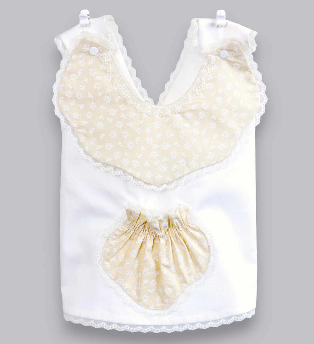 12001 HANDMADE HANDMADE EMBROIDERY BABY BIB