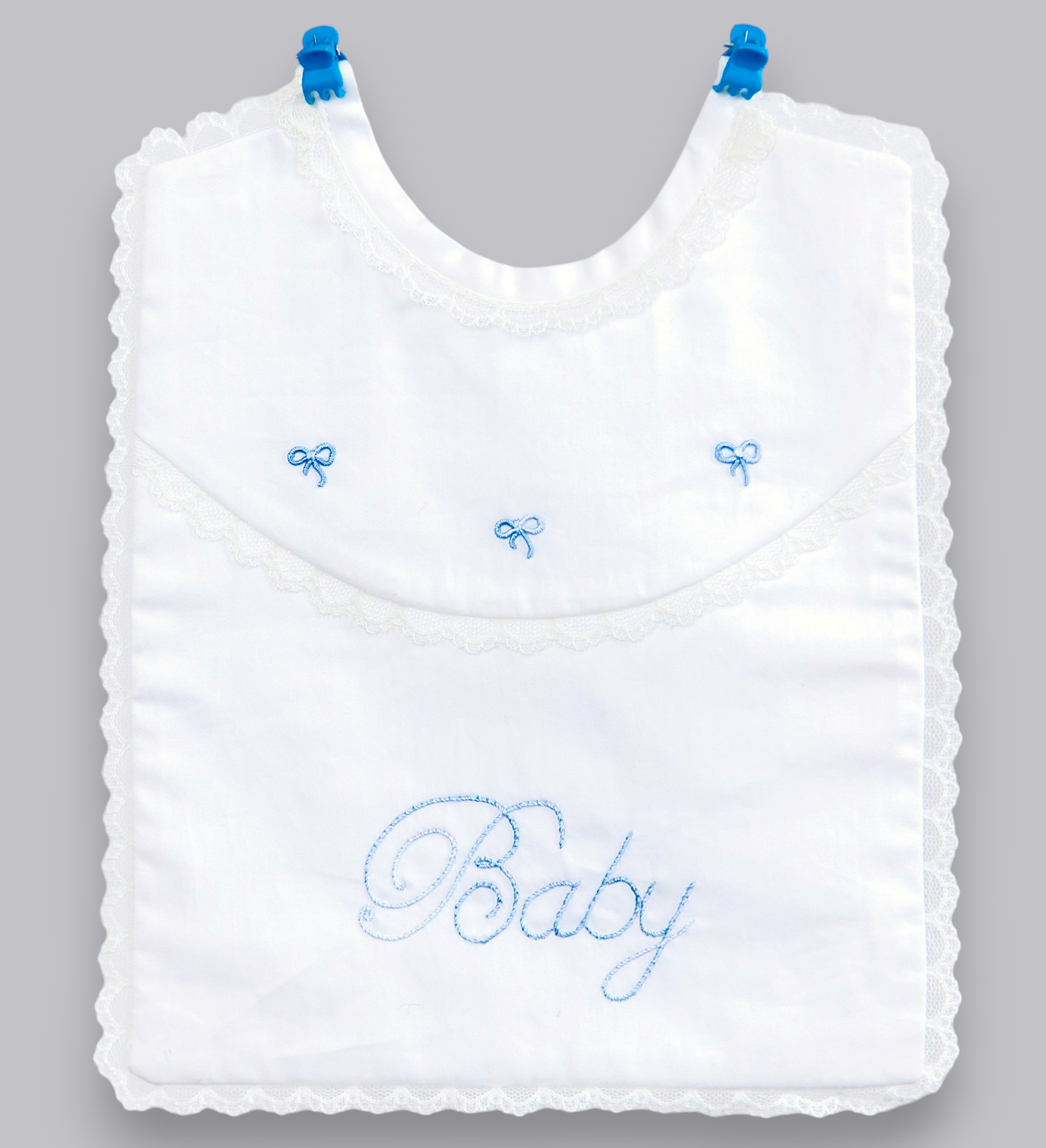 12003-M HANDMADE HANDMADE EMBROIDERY BABY BIB