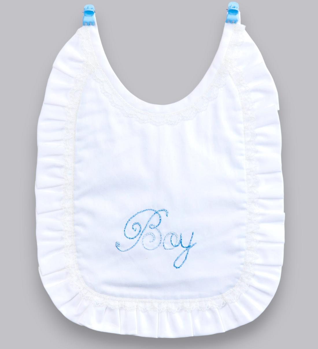 12004-M HANDMADE HANDMADE EMBROIDERY BABY BIB