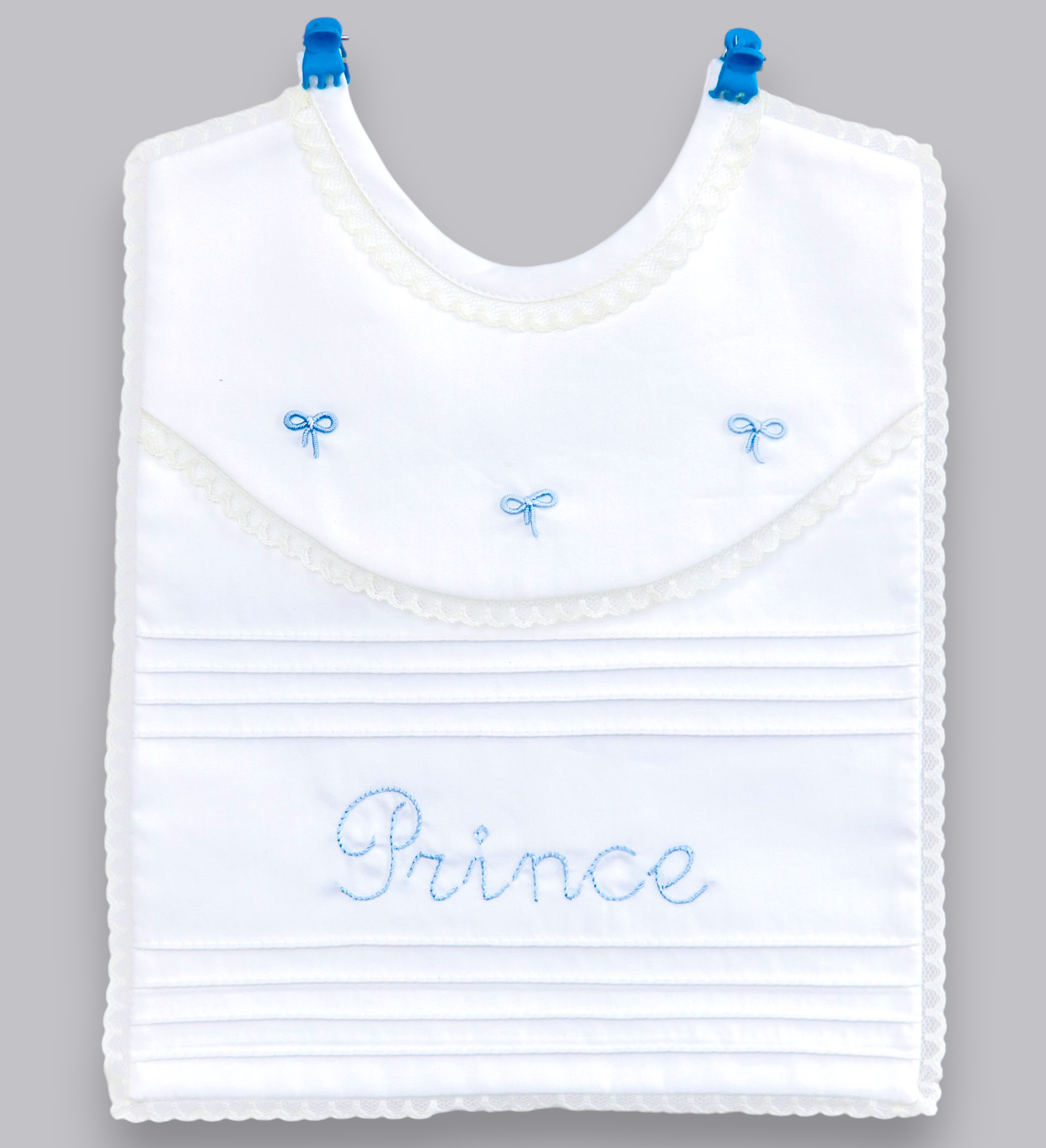 12005-M HANDMADE HANDMADE EMBROIDERY BABY BIB