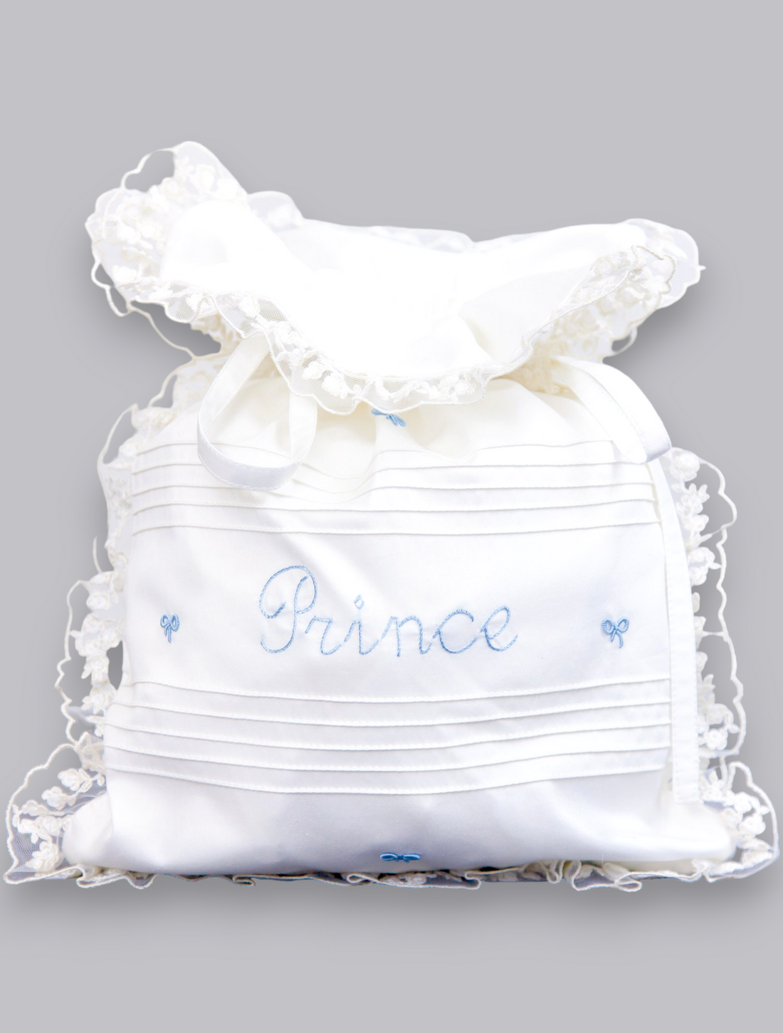 15026 HANDMADE EMBROIDERY BABY DIRT BAG