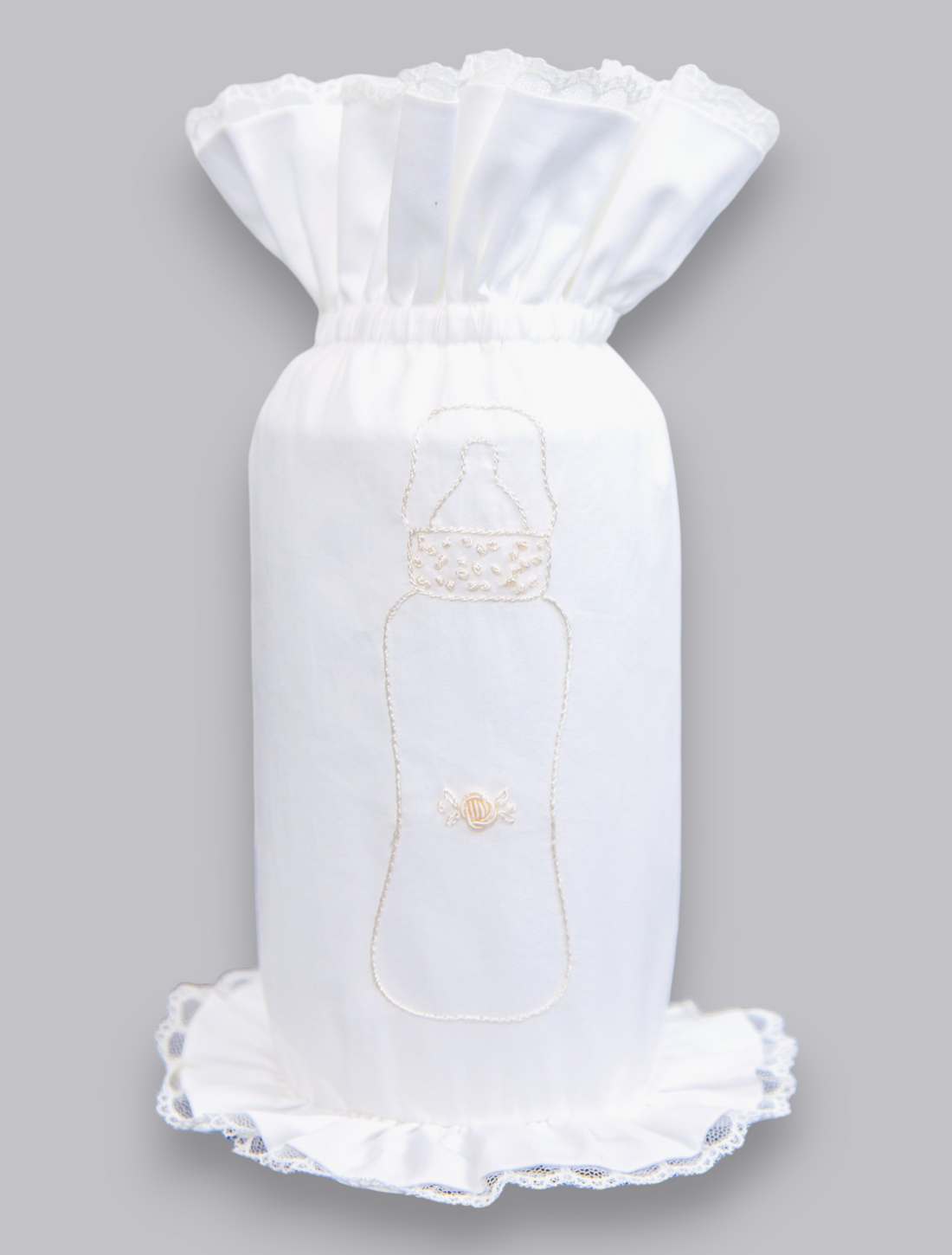 17002 HANDMADE EMBROIDERY BABY BOTTLE COVER