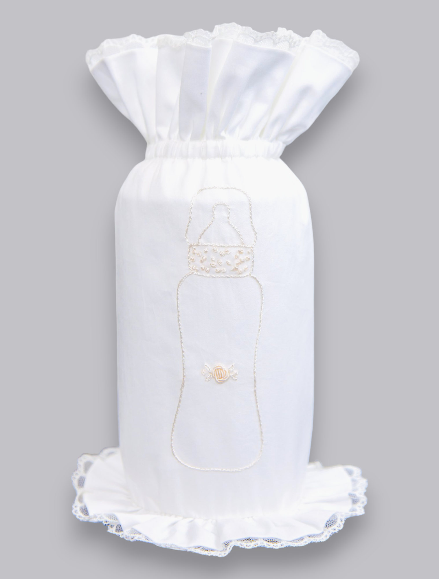17002 HANDMADE EMBROIDERY BABY BOTTLE COVER