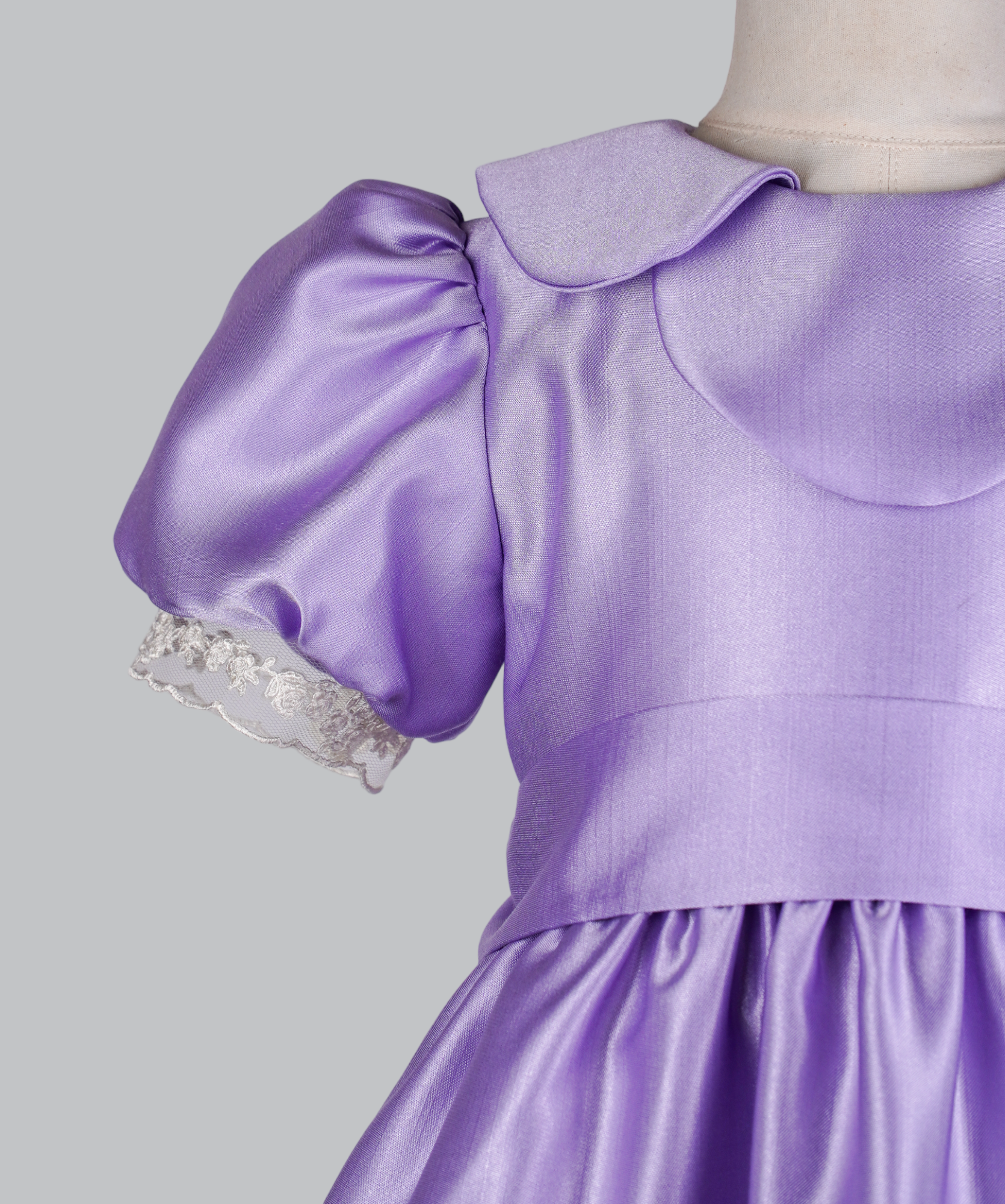 04032 MELINA HANDMADE BABY GIRL DRESS-PURPLE