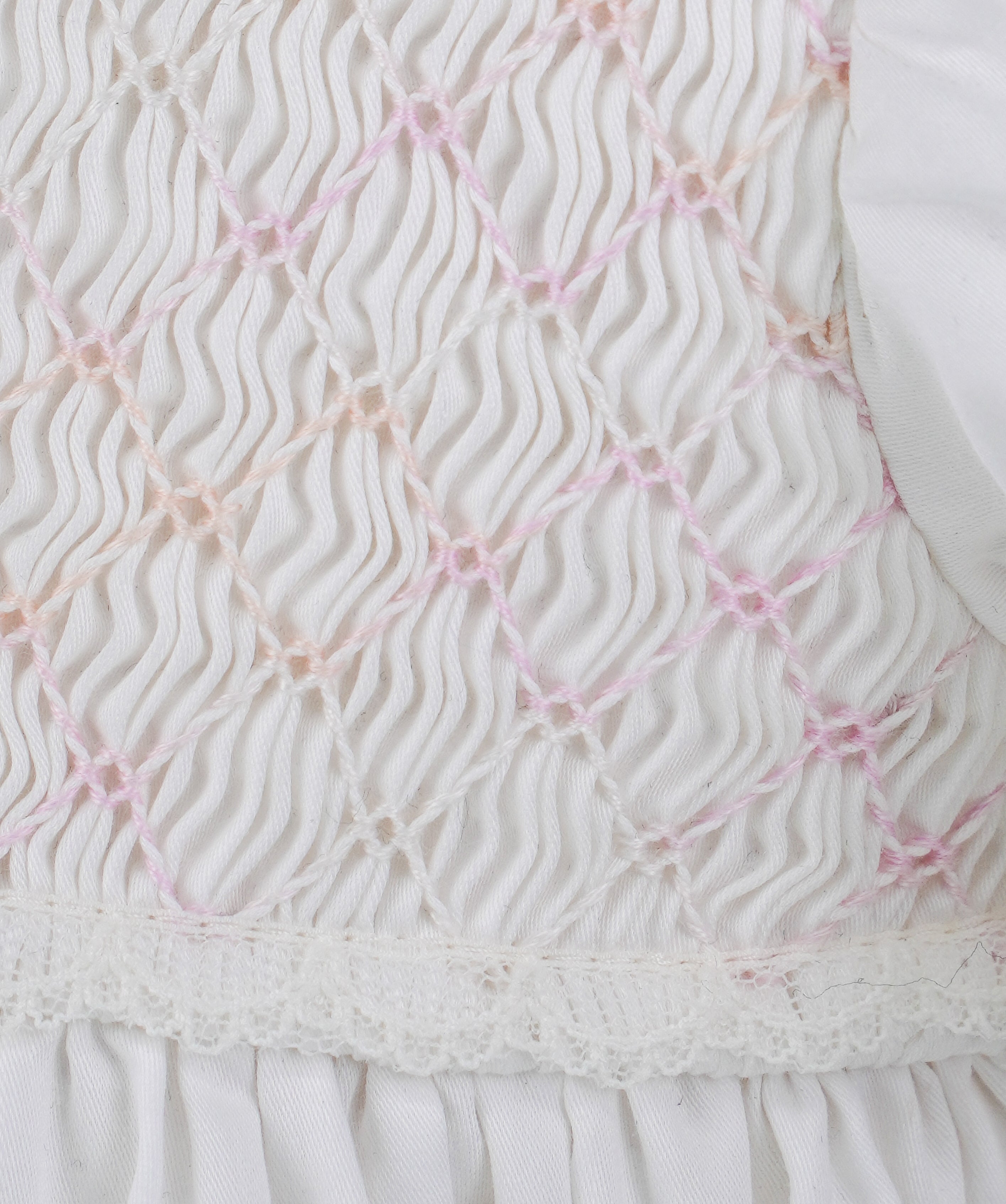 04105 FULL PLITTING HANDMADE BABY GIRL DRESS