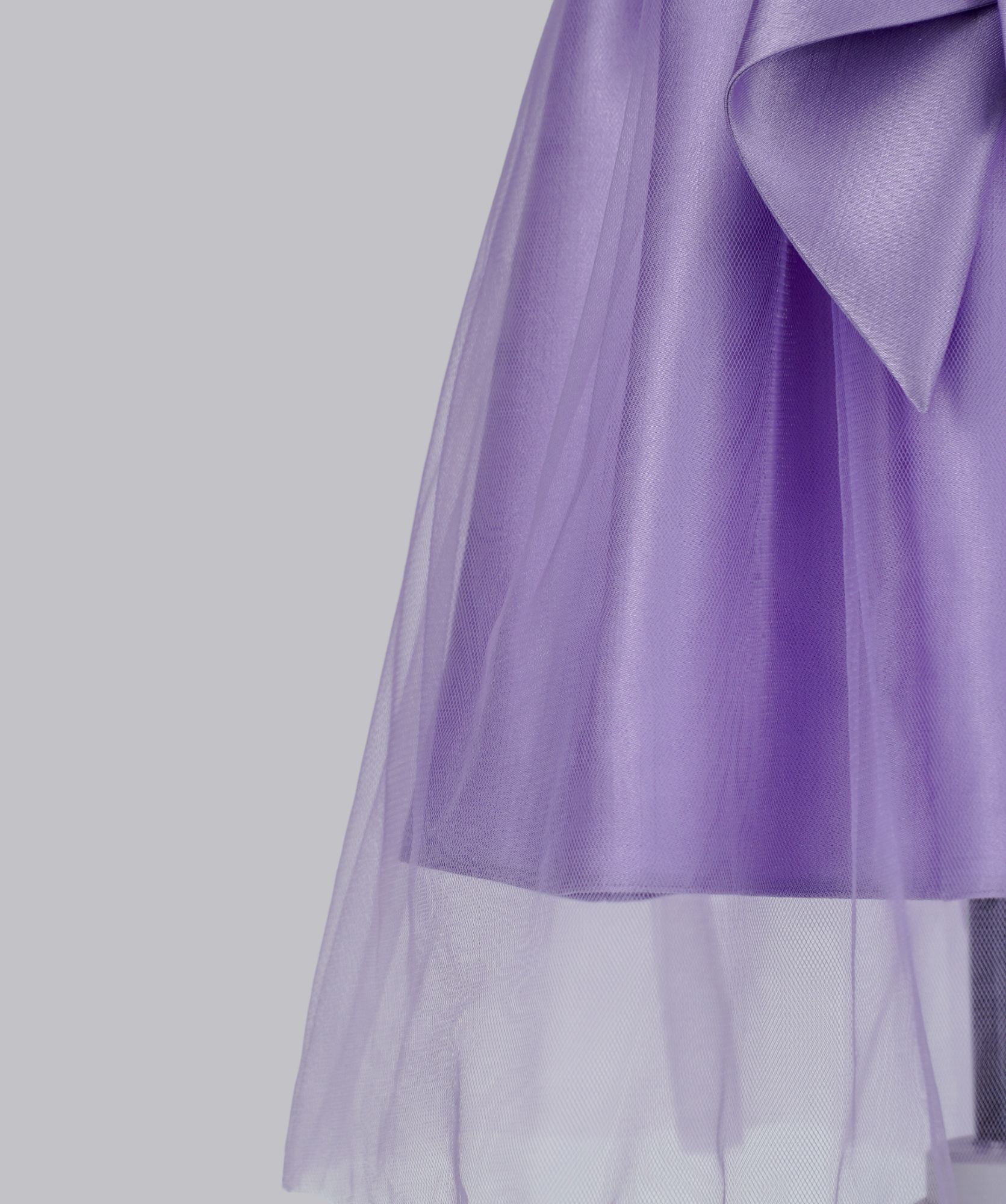 04135 BOWTIE HANDMADE BABY GIRL DRESS-PURPLE