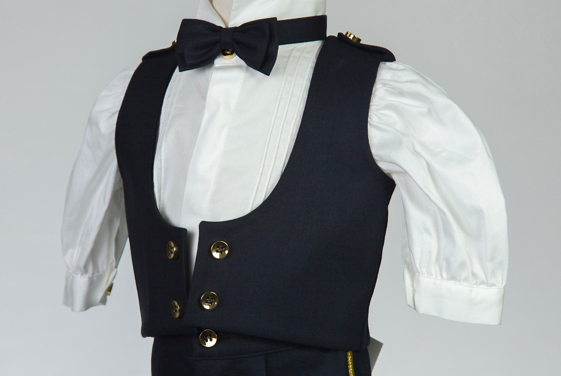 05016 MARINE HANDMADE BOYS TUXEDO 4PCS SET
