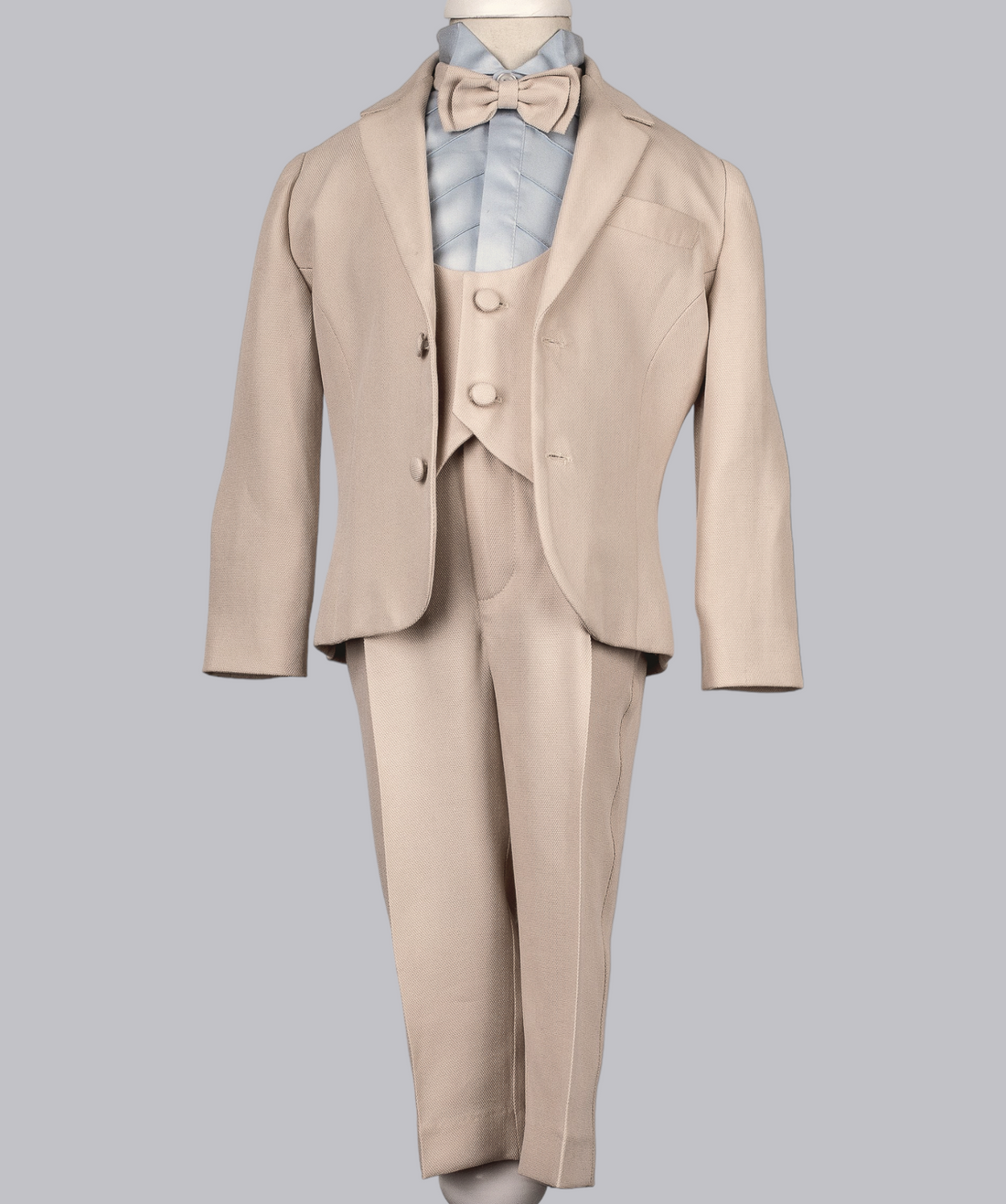 05043 HANDMADE BOYS TUXEDO 5PCS SET "TENCEL SPECIAL FABRIC"