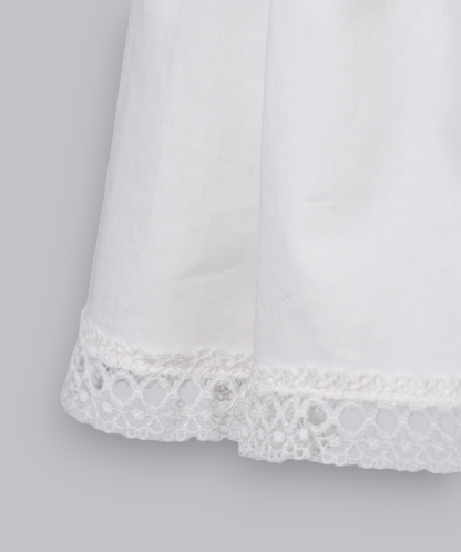 04132 CLASSIC LACE HANDMADE BABY GIRL DRESS