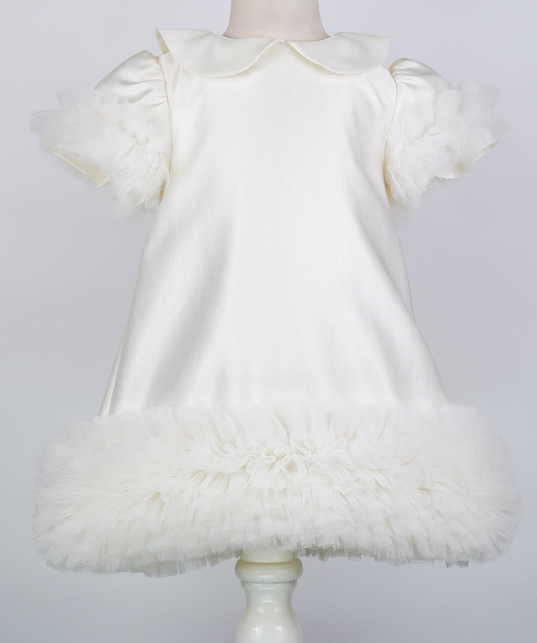 04136 HANDMADE BABY GIRL DRESS-ECRU